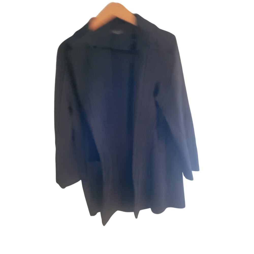 J crew Merino wool black jacket sweater medium m